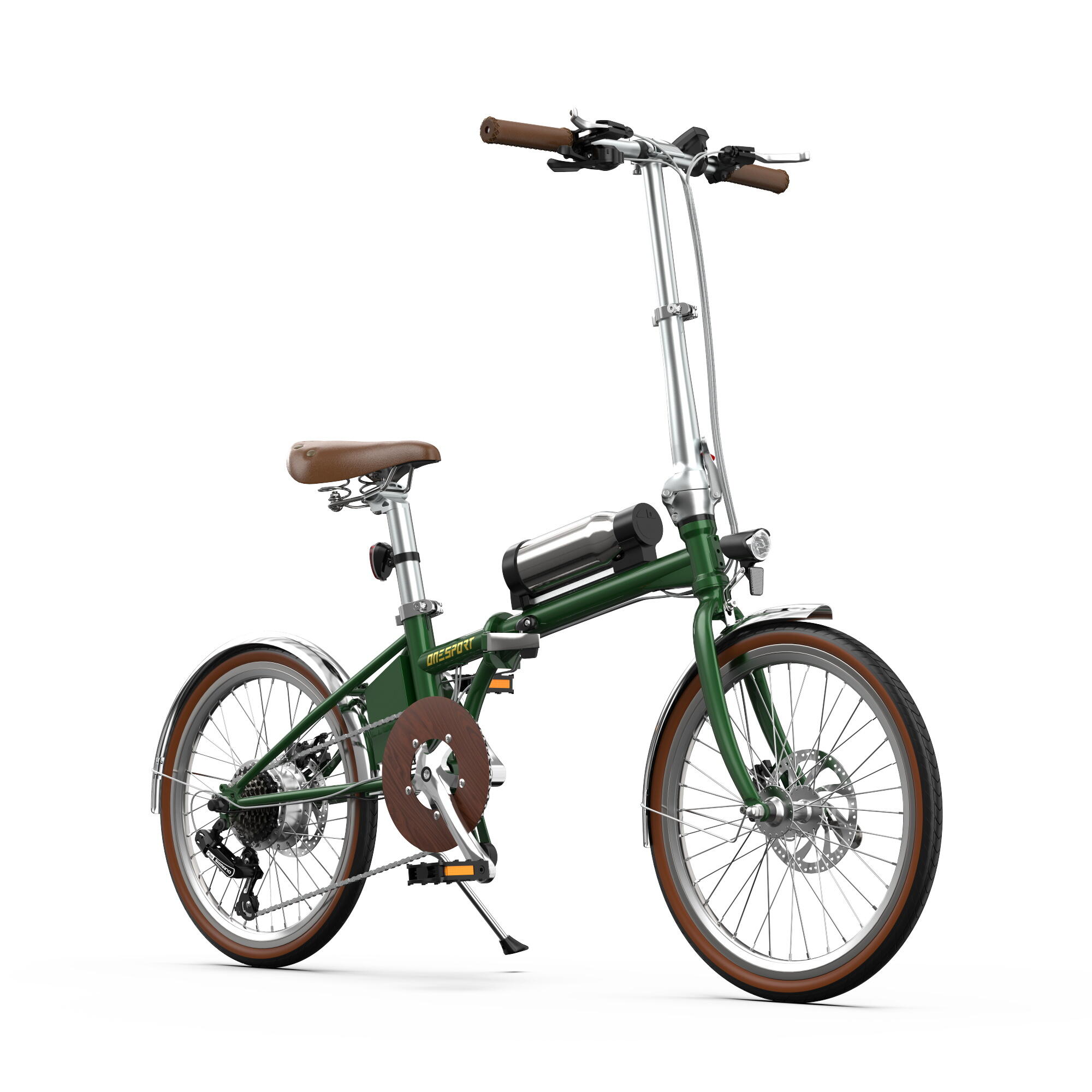 OT02 PRO bicicleta elétrica adulto, bateria 36V 5.2Ah 2/7