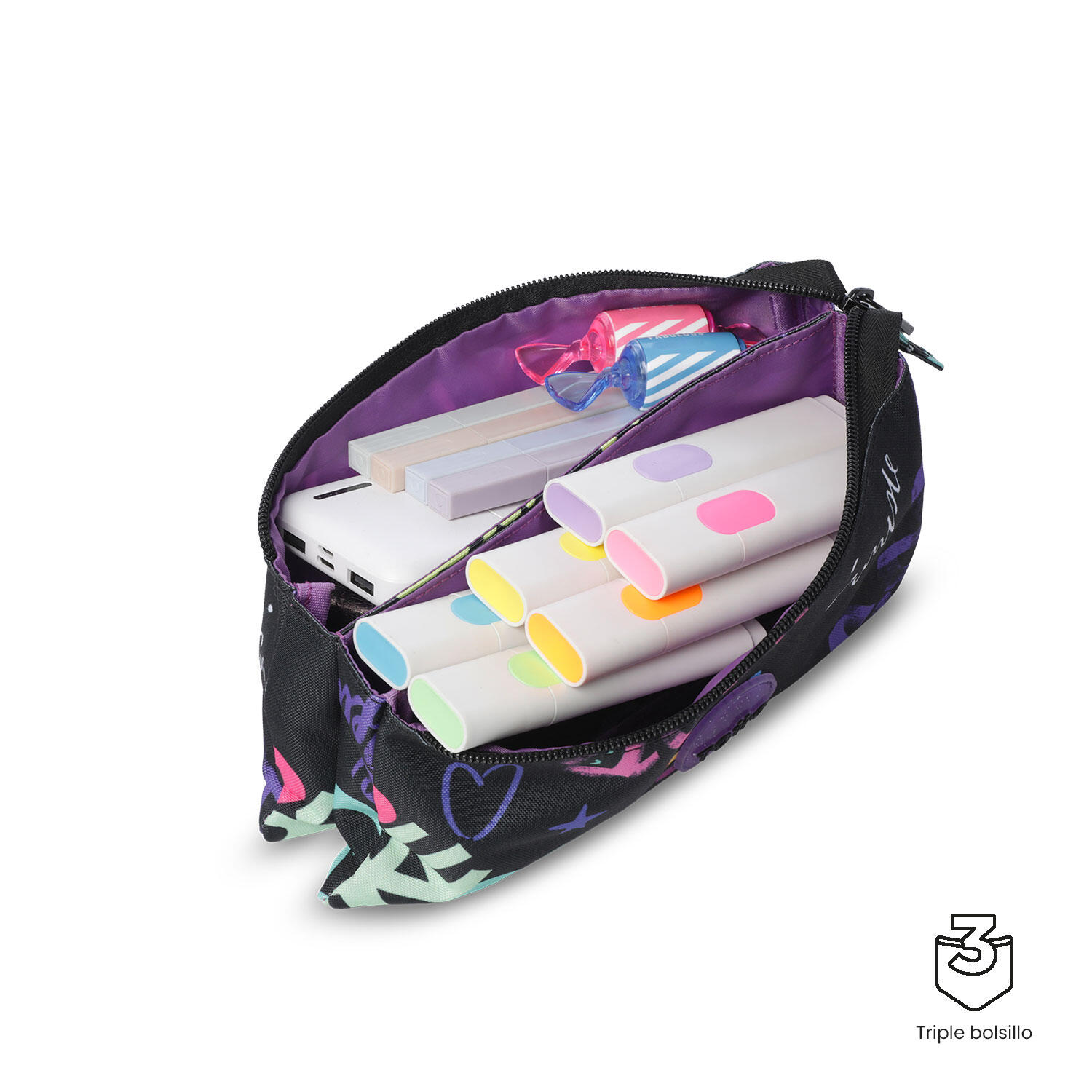 Totto Estuche infantil SKL Letry Poliéster 20 x 12 x 11.5 cm 3/4