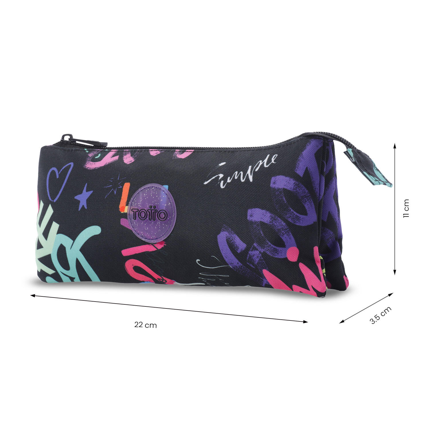 Totto Estuche infantil SKL Letry Poliéster 20 x 12 x 11.5 cm 2/4