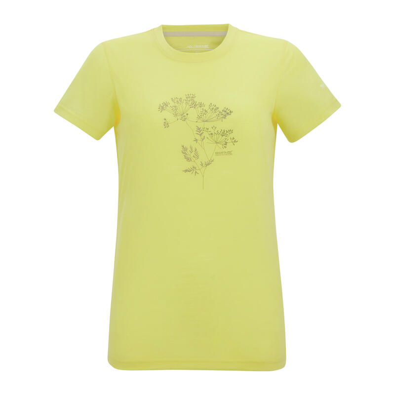 Tricou Drumeții În Natură Regatta Escade Flori Sălbatice Femei