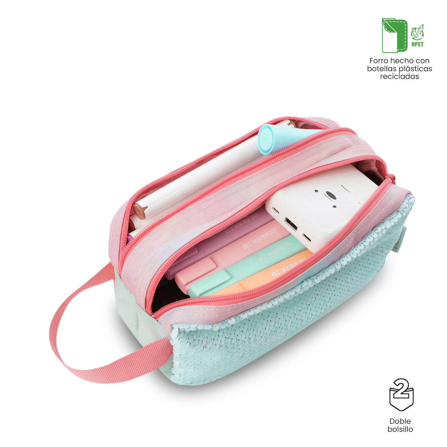 Totto Estuche infantil Rainbow Star Rainbow Star Poliéster 23 x 12 x 9 cm 3/4