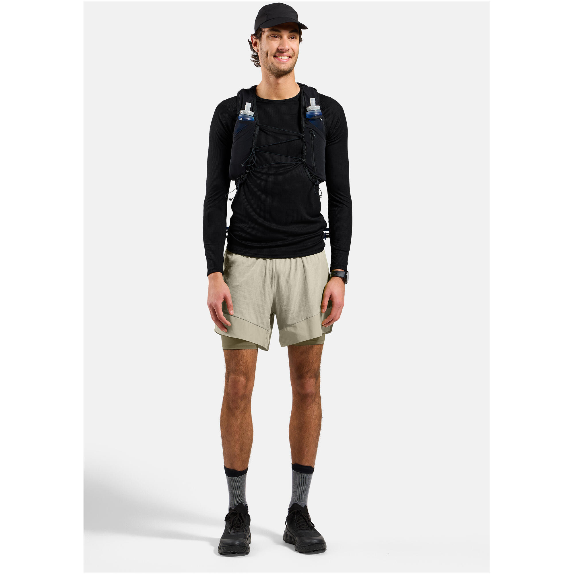 Spodenki męskie Odlo 2-in-1 short X-ALP TRAIL 5 INCH 3/7
