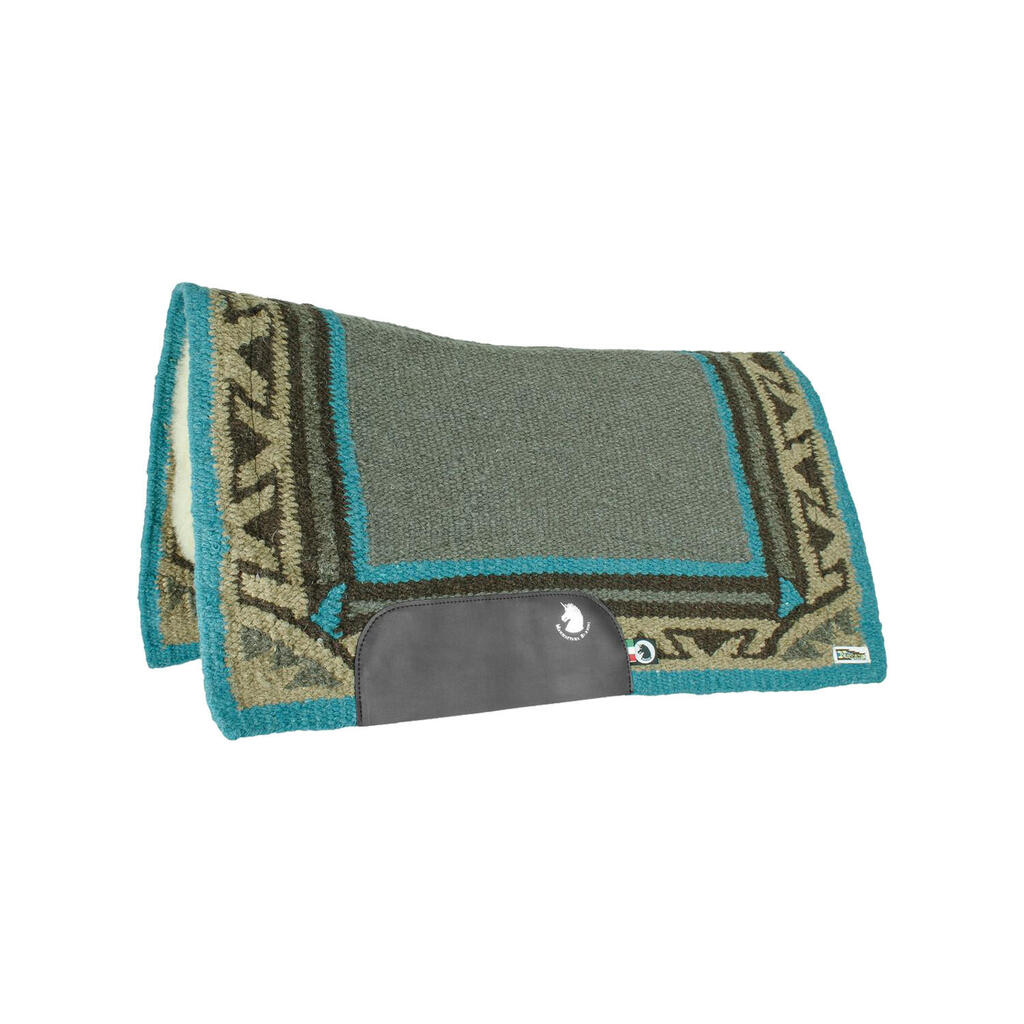 Shaped withers navajo show saddle pad