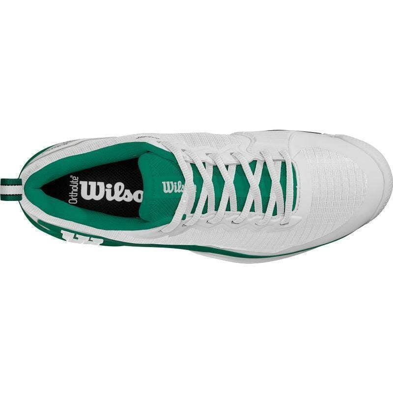 Tênis Wilson Rush Pro 4.5 Clay Branco Verde Preto 3/5