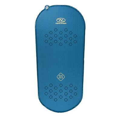 Zelfopblaasbare slaapmat kip mat compact - blauw