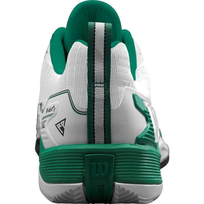 Tênis Wilson Rush Pro 4.5 Clay Branco Verde Preto 2/5