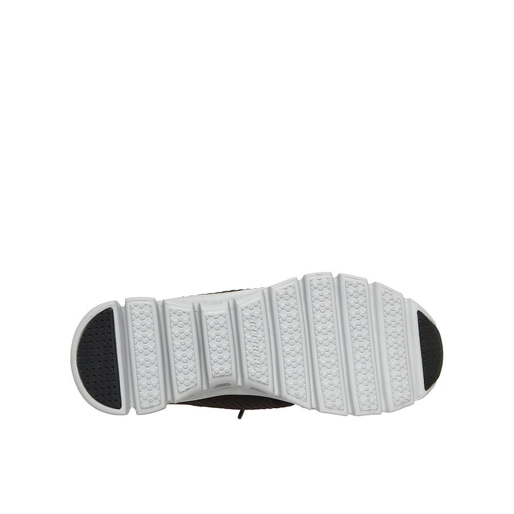 Tênis pretos Skechers Skide-Step Slip-In Femininos 4/4