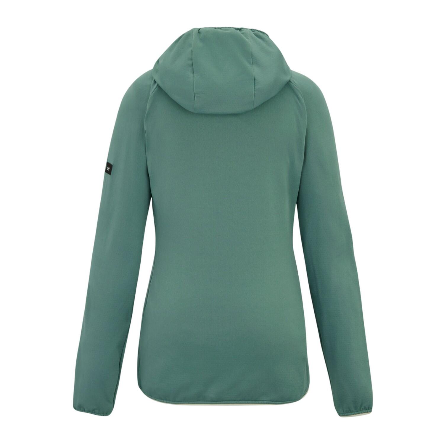 Veste Unie À Capuche Élastiquée KADLEY Femme (Turquoise Pastel) 2/4