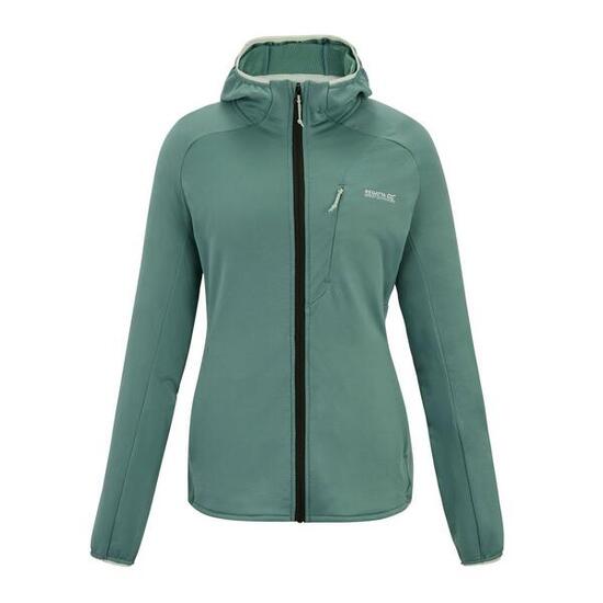 Felpa Con Cappuccio E Zip Intera Donna Regatta Kadley Rosa Pesca