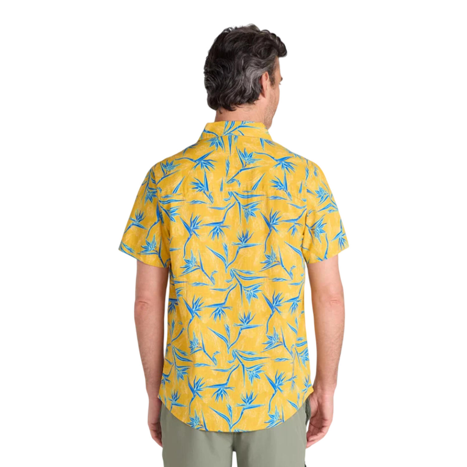 Tropical Camicia Scettro Di Legno Maniche Corte Uomo Mountain Warehouse Mostarda 2/4