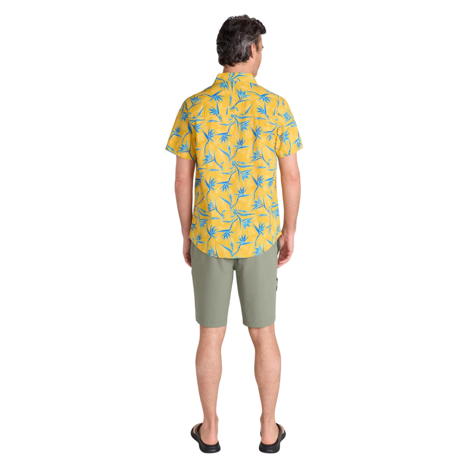 Tropical Camicia Scettro Di Legno Maniche Corte Uomo Mountain Warehouse Mostarda 4/4