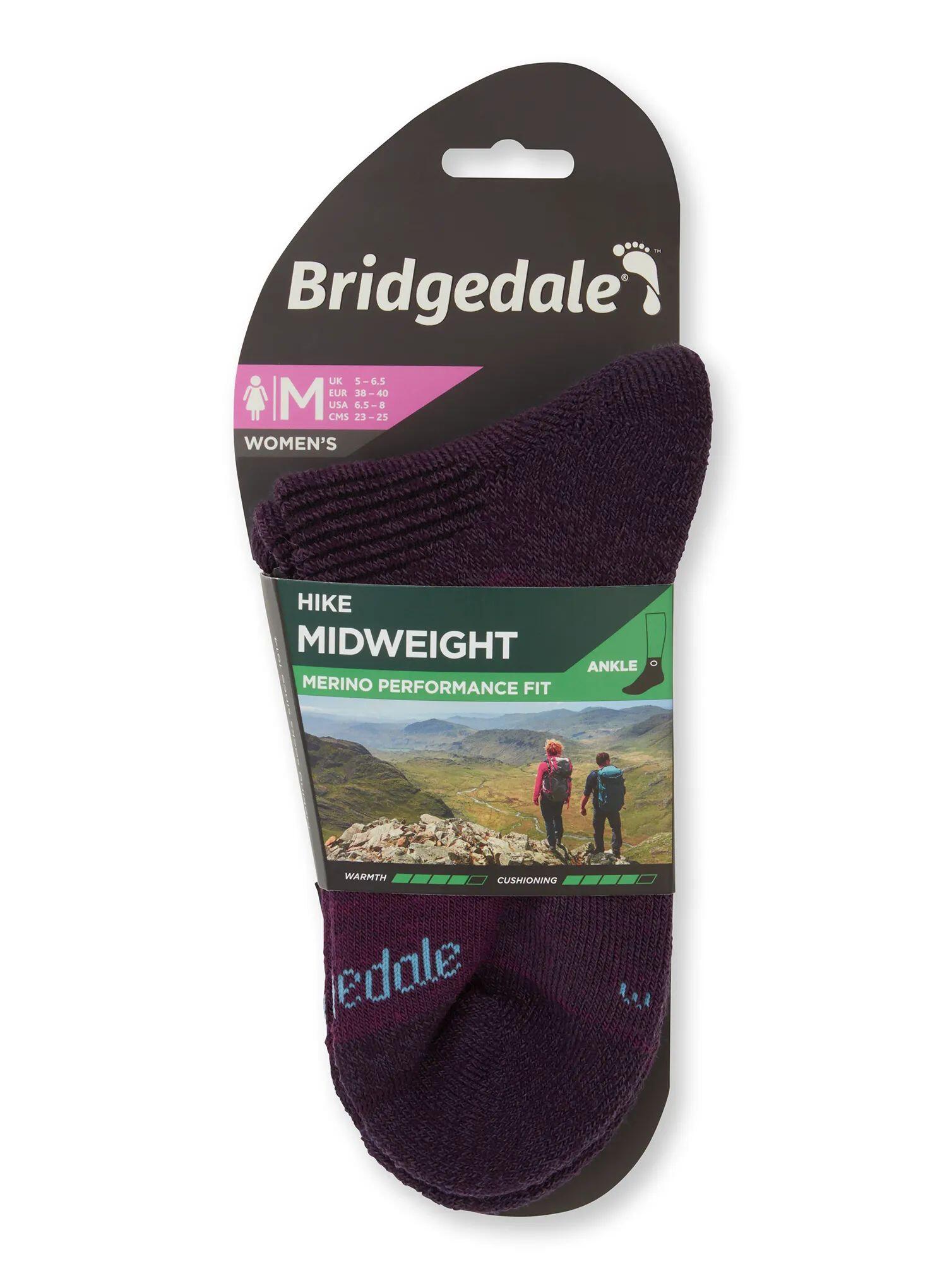 Skarpety trekkingowe damskie Bridgedale Hike Midweight Performance Ankle 2/5