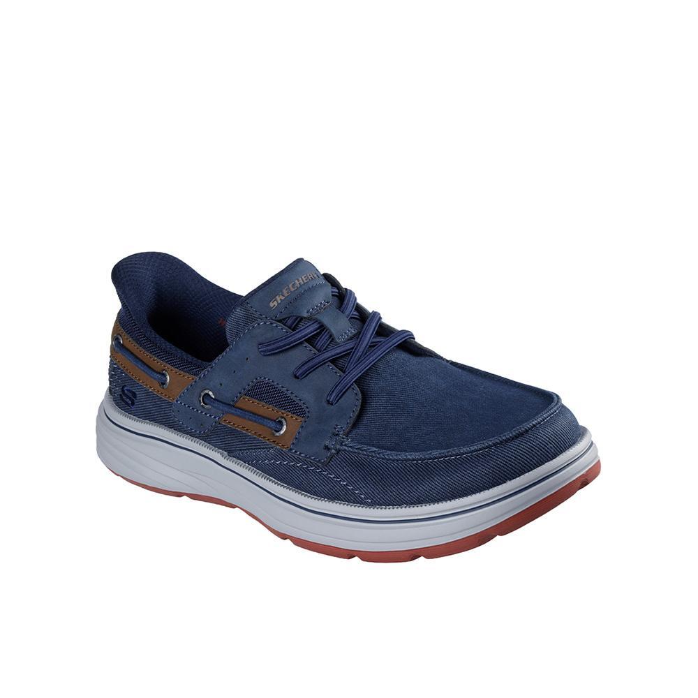Mocasines Skechers Hombre Troutt Davey Azul 2/4