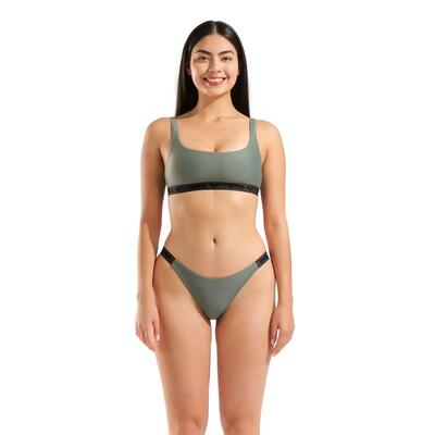 Costume due pezzi Donna - Elastic Solid Bikini Bandeau
