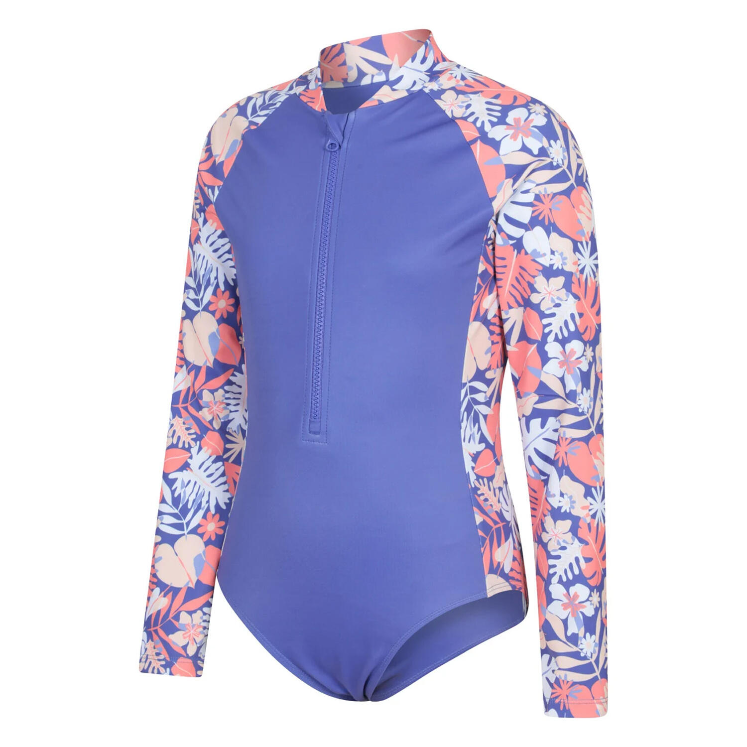 Haut De Bain Antiirritation Motif/style Floral MIRA Enfant (Violet) 3/3