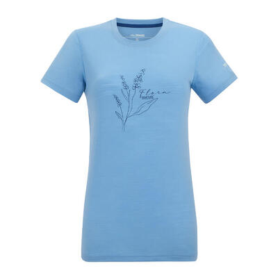 Dames escade lavendel tshirt (gewassen denim)