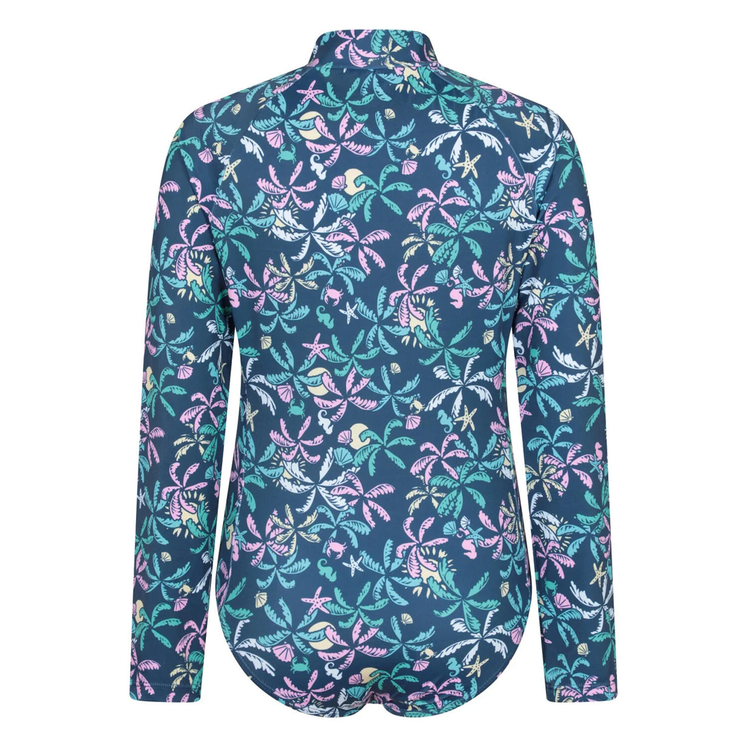 Haut De Bain Antiirritation Motif/style Feuille De Palmier MIRA Enfant (Bleu 2/3