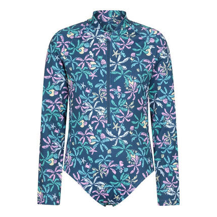 Haut De Bain Antiirritation Motif/style Feuille De Palmier MIRA Enfant (Bleu