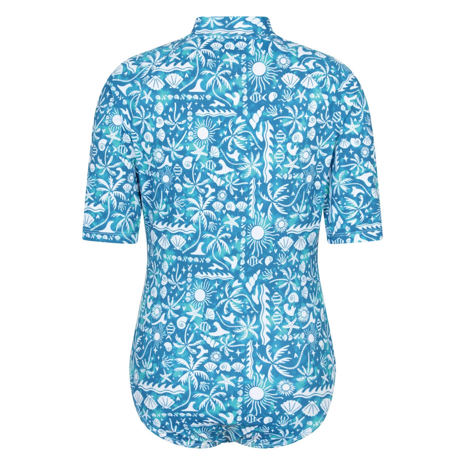 Haut De Bain Antiirritation Motif/style Vie Aquatique MIRA Enfant (Bleu) 2/3