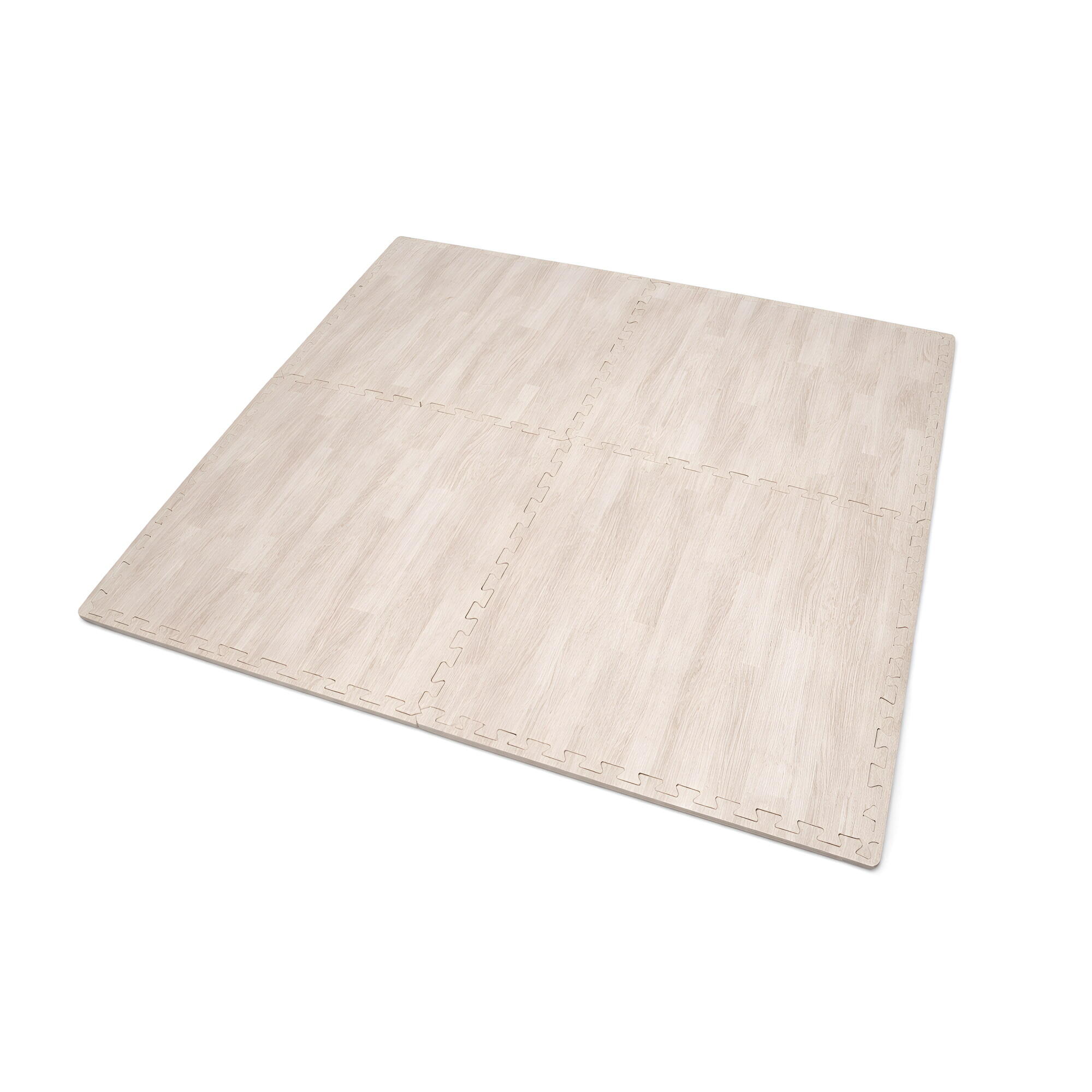 X-star 4pc foam mat 60x60cm-beige wood 3/7
