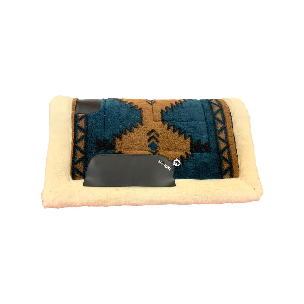 Western saddle pad pile pure wool