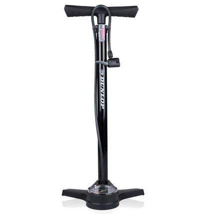 Pompka podłogowa rowerowa warsztatowa z manometrem 12 BAR DUNLOP