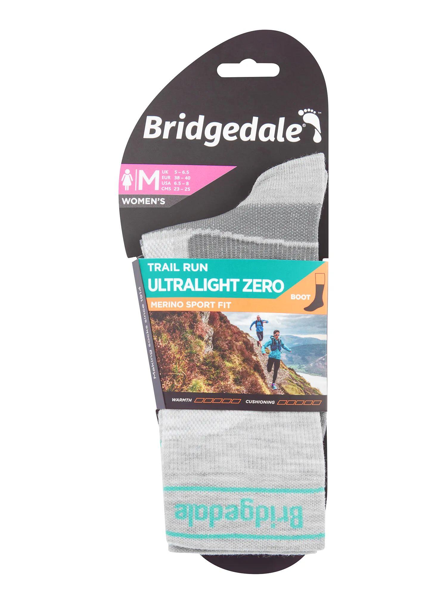 Skarpety biegowe damskie Bridgedale Trail Run Ultralight Zero Merino Sport Boot 2/5