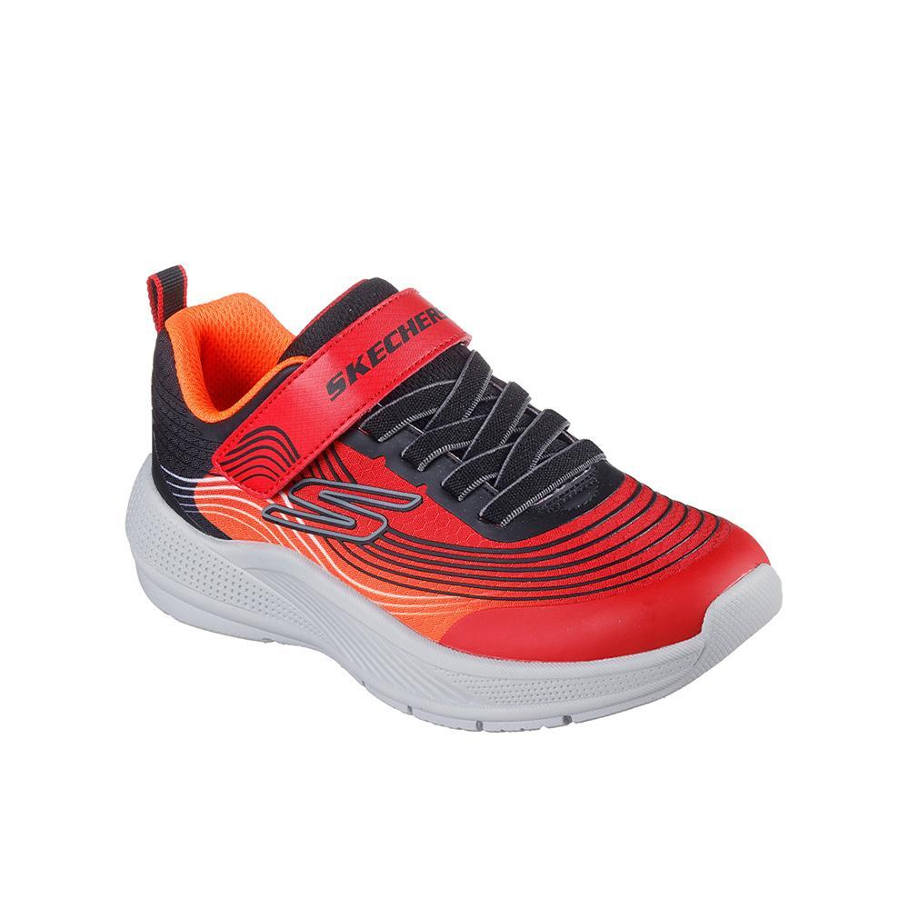 Tênis Skechers Menino Microspec Advance Vermelho Preto 2/4