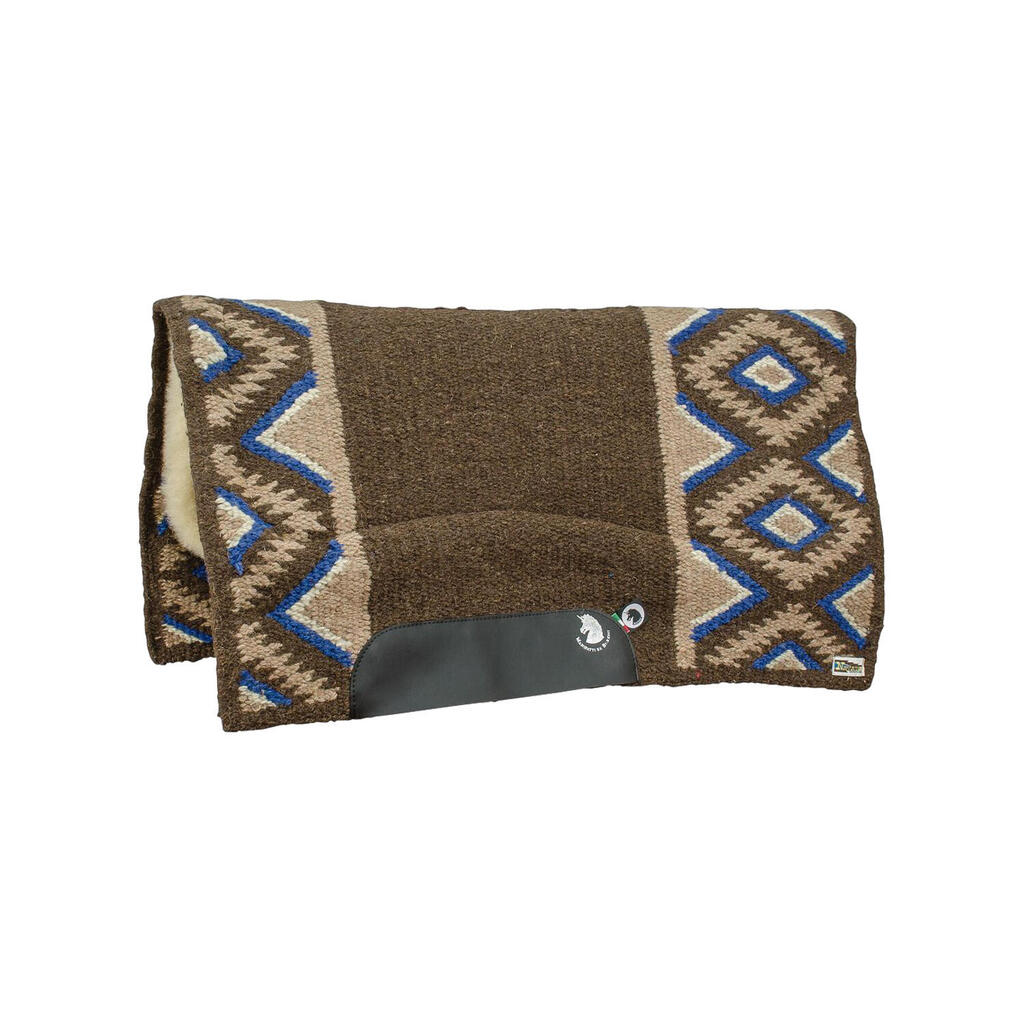 Shaped withers navajo show saddle pad