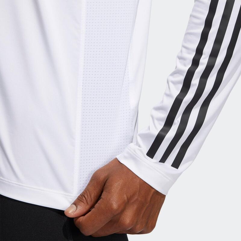 Haut Techfit 3-Stripes Fitted Long Sleeve