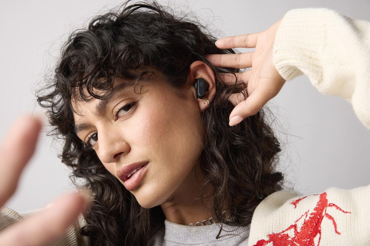 Dime Evo True Wireless-Ohrhörer, Schwarz/Orange 6/6