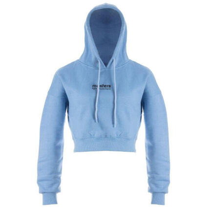 Sweat Court À Capuche Femme (Bleu)