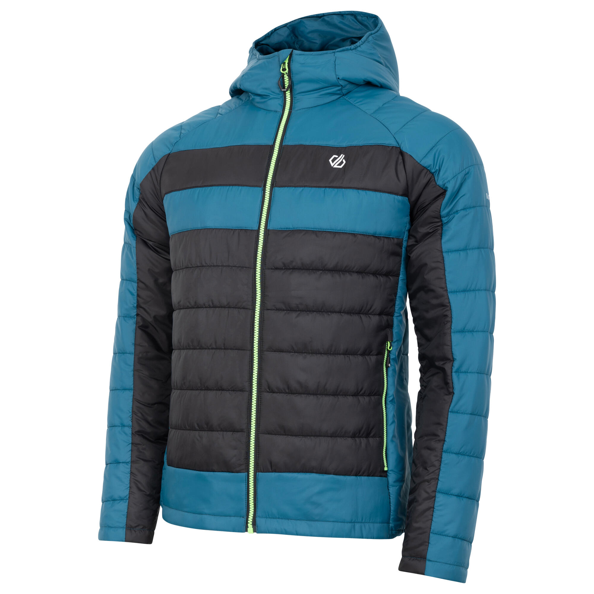 "Touring II" Steppjacke für Herren Eisvogel-Blau/Schwarz 3/4
