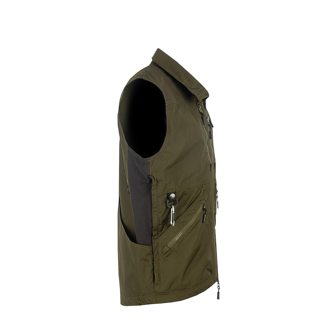 Gilet de compétition pour homme olive 2/7