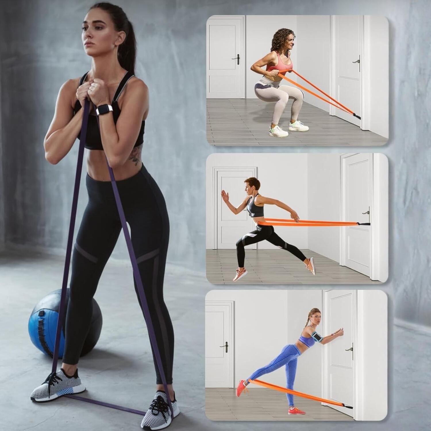 Fitness Widerstandsband Fitnessband Trainingsband Wozinsky 4/7