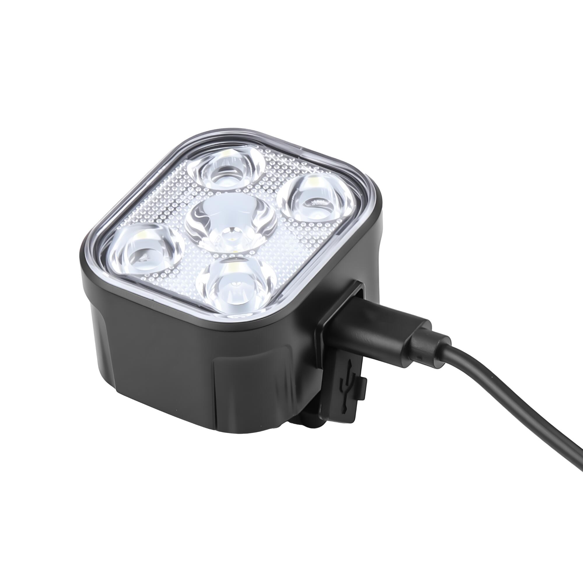 Éclairage Vélo 4x - Feu LED Avant et Arrière - Rechargeable USB 3/7