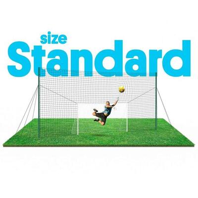 Voetbaldoel tuin 3-in-1 volwassen & jeugd | reboundnet & achtervangnet – open