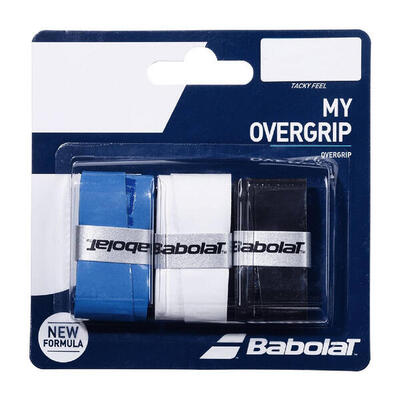 Nastro Adesivo Antiscivolo Misura Confezione 3 Babolat My Overgrip Nero Blu