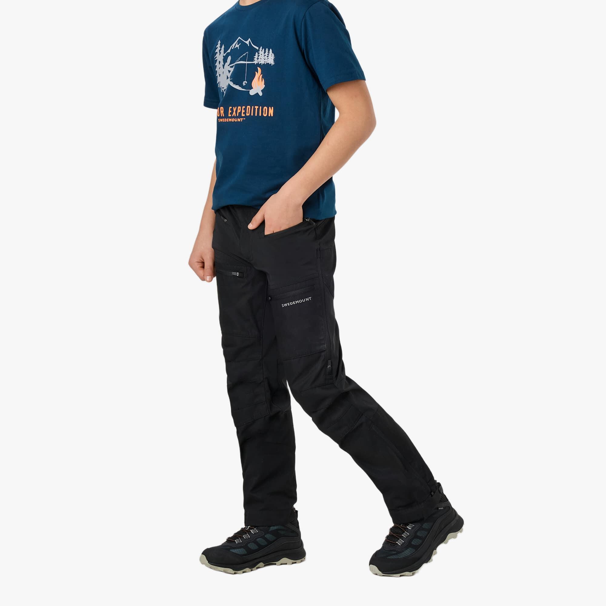 Pantaloni outdoor da escursionismo junior Nordkap Stretch Pants II impermeabile 4/7
