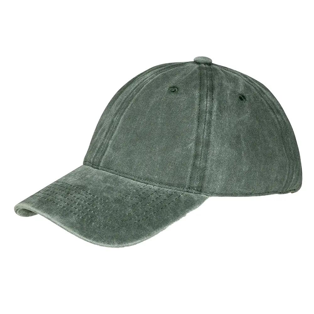 "Core" BaseballMütze, Baumwolle Damen und Herren Vintage Flaschengrü 3/3