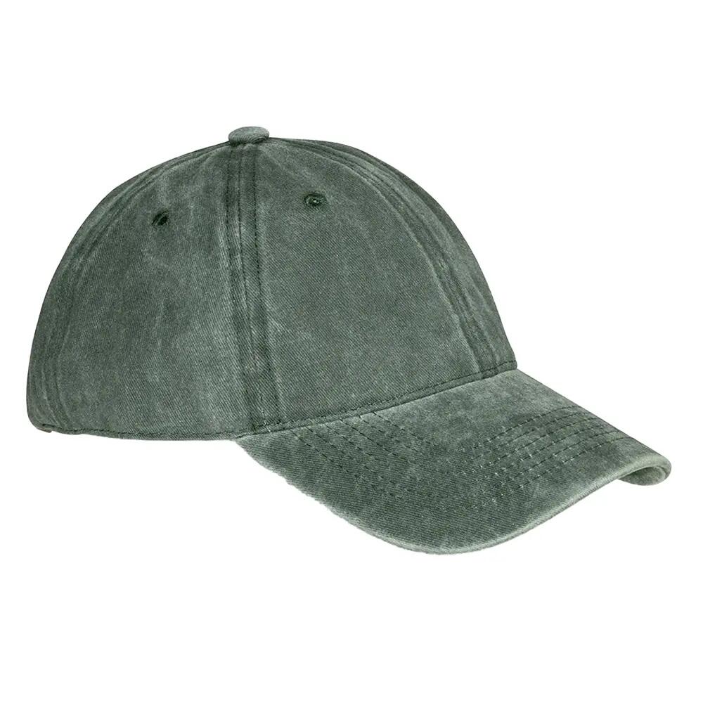 "Core" BaseballMütze, Baumwolle Damen und Herren Vintage Flaschengrü 2/3