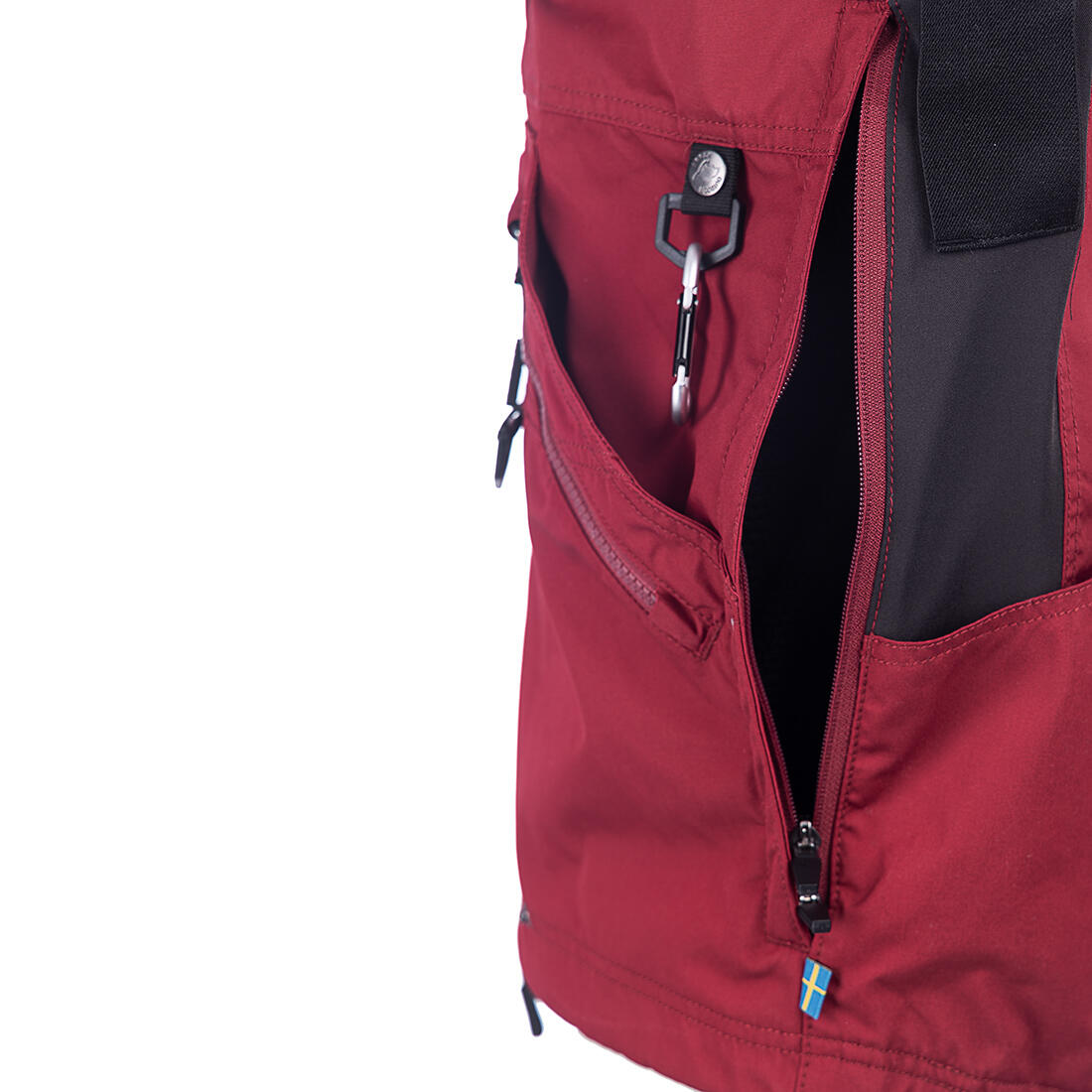 Gilet de compétition pour femme rouge foncé 4/7