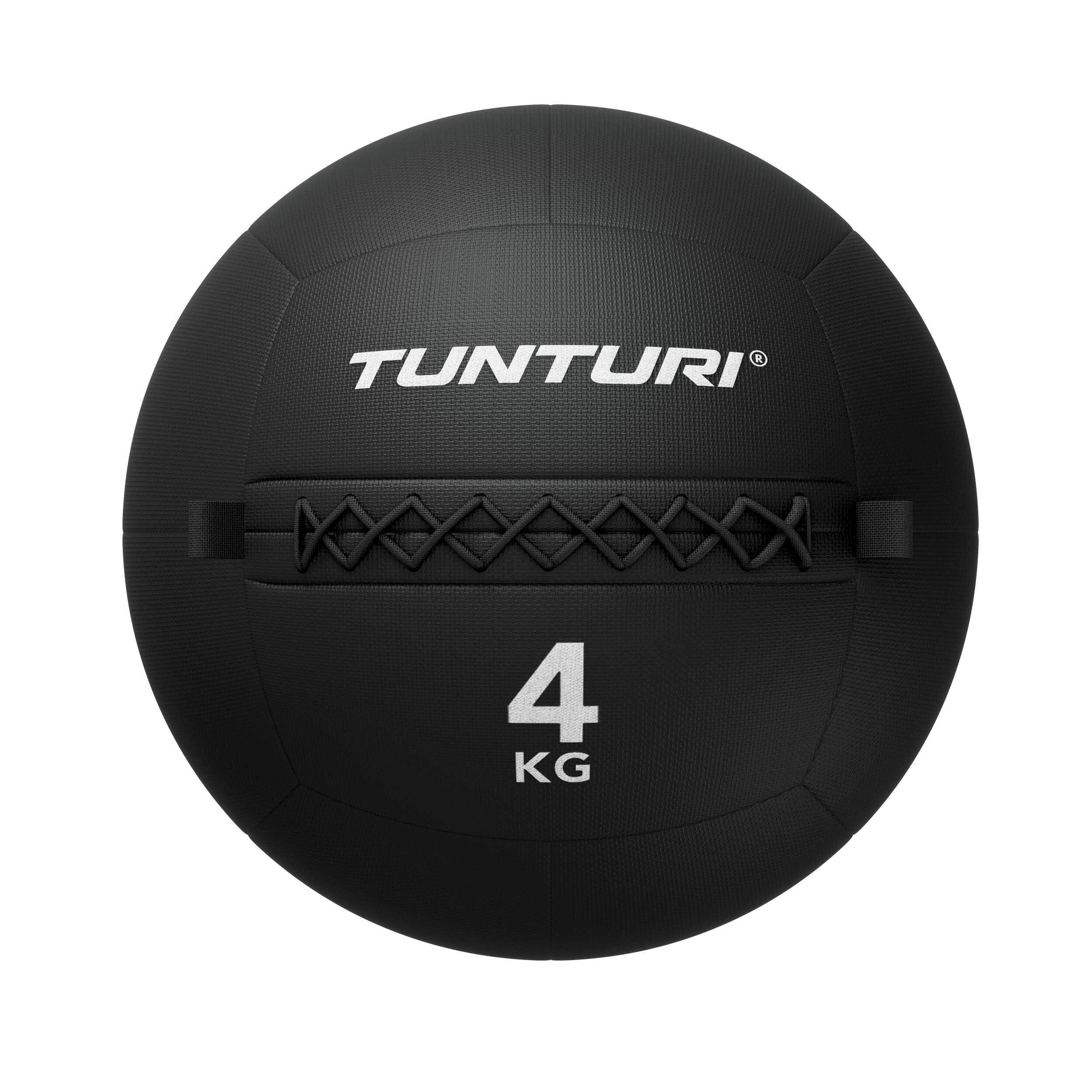 Platinum wall ball 4 kg noir avec application fitness offerte 2/7