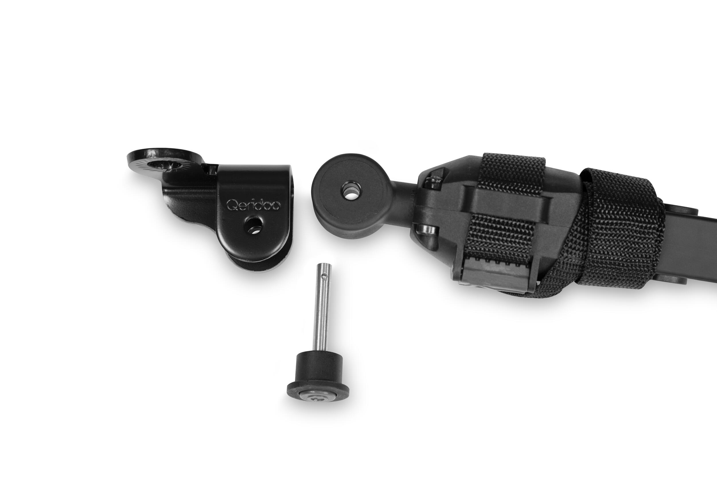 Qeridoo Fahrradanhänger Deichsel Zweisitzer für 20" Fahrräder 3/3