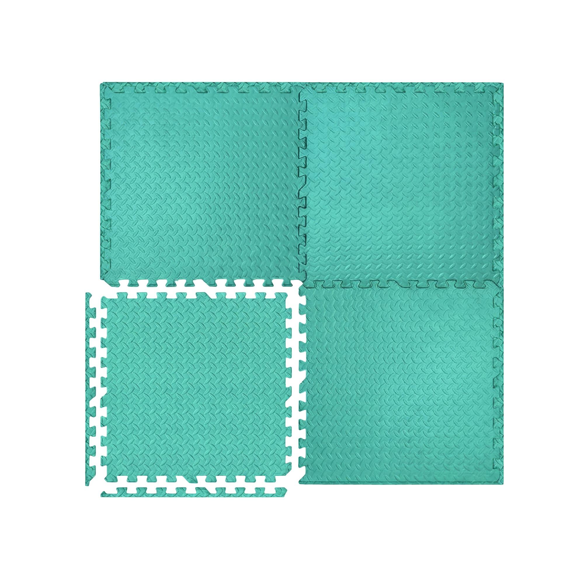 Tapis en mousse X-star 4 pcs. 60x60cm - turquoise 4/7