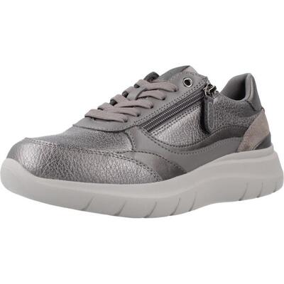 Sneakers geox model d plummery kleur grijs