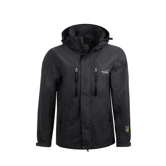 Regenjacke Herren Schwarz