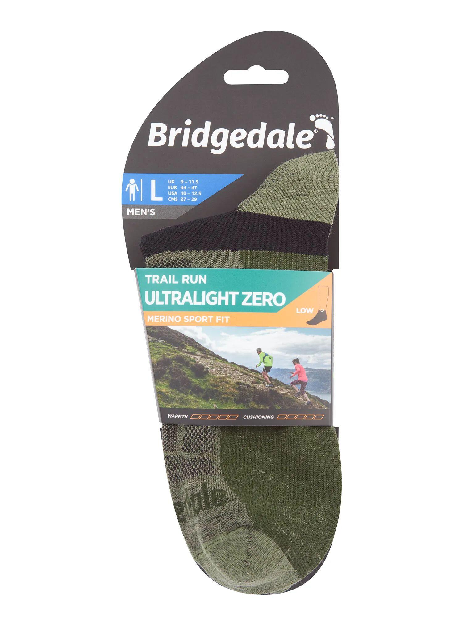 Skarpety biegowe męskie Bridgedale Trail Run Ultralight Zero Merino Sport Low 2/5