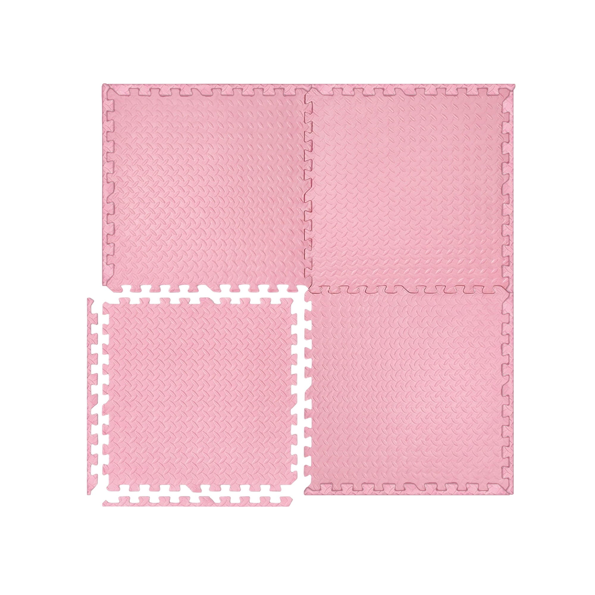 Tapis en mousse X-star 4 pcs. 60x60cm - rose 4/7