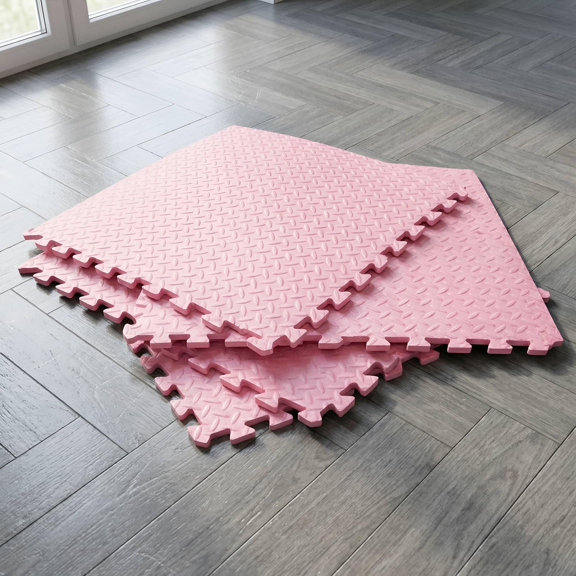 Tapis en mousse X-star 4 pcs. 60x60cm - rose 6/7